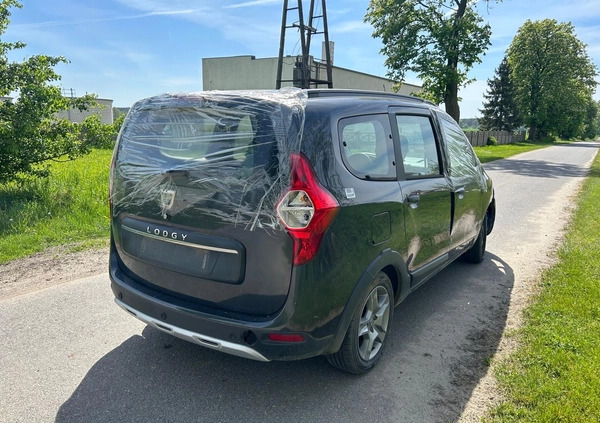 Dacia Lodgy cena 36000 przebieg: 14453, rok produkcji 2022 z Gościno małe 137